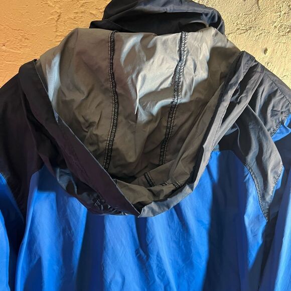 Columbia Blue Windbreaker High Collar Outdoor Essential - Picture 8 of 10